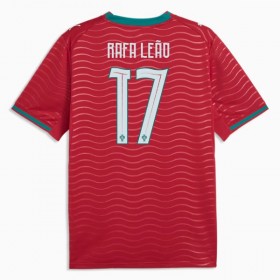 Günstige Fußballtrikots Portugal Rafael Leao 17 Heimtrikot FIFA WM 2026 Kurzarm