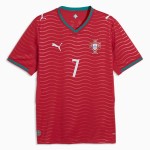 Günstige Fußballtrikots Portugal Ronaldo 7 Heimtrikot FIFA WM 2026 Kurzarm