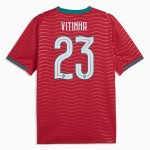 Günstige Fußballtrikots Portugal Vitinha 23 Heimtrikot FIFA WM 2026 Kurzarm