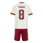 Günstige Fußballtrikots Spanien Fabian 8 Kinder Auswärtstrikot FIFA WM 2026 Kurzarm