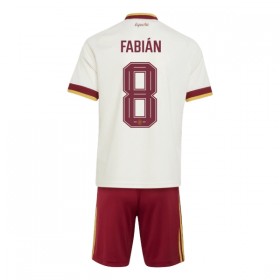 Günstige Fußballtrikots Spanien Fabian 8 Kinder Auswärtstrikot FIFA WM 2026 Kurzarm