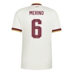 Günstige Fußballtrikots Spanien Merino 6 Auswärtstrikot FIFA WM 2026 Kurzarm Günstige Fußballtrikots Spanien Merino 6 Auswärtstrikot FIFA WM 2026 Kurzarm