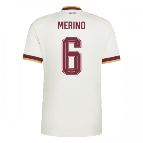 Günstige Fußballtrikots Spanien Merino 6 Auswärtstrikot FIFA WM 2026 Kurzarm Günstige Fußballtrikots Spanien Merino 6 Auswärtstrikot FIFA WM 2026 Kurzarm