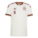 Günstige Fußballtrikots Spanien Merino 6 Auswärtstrikot FIFA WM 2026 Kurzarm