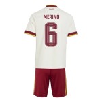 Günstige Fußballtrikots Spanien Merino 6 Kinder Auswärtstrikot FIFA WM 2026 Kurzarm