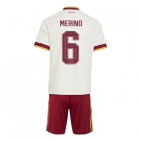 Günstige Fußballtrikots Spanien Merino 6 Kinder Auswärtstrikot FIFA WM 2026 Kurzarm