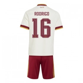 Günstige Fußballtrikots Spanien Rodrigo 16 Kinder Auswärtstrikot FIFA WM 2026 Kurzarm