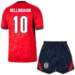 Günstige Fußballtrikots England Bellingham 10 Kinder Auswärtstrikot FIFA WM 2026 Kurzarm