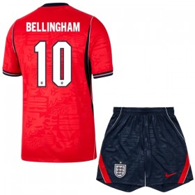 Günstige Fußballtrikots England Bellingham 10 Kinder Auswärtstrikot FIFA WM 2026 Kurzarm