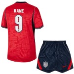 Günstige Fußballtrikots England Kane 9 Kinder Auswärtstrikot FIFA WM 2026 Kurzarm