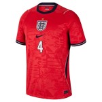 Günstige Fußballtrikots England Rice 4 Auswärtstrikot FIFA WM 2026 Kurzarm