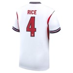 Günstige Fußballtrikots England Rice 4 Heimtrikot FIFA WM 2026 Kurzarm