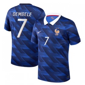 Günstige Fußballtrikots Frankreich O. Dembele 7 Heimtrikot FIFA WM 2026 Kurzarm
