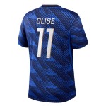 Günstige Fußballtrikots Frankreich Olise 11 Kinder Heimtrikot FIFA WM 2026 Kurzarm