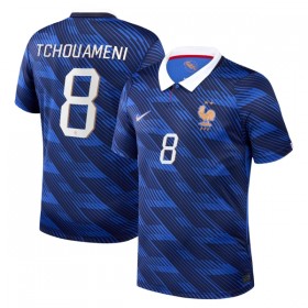 Günstige Fußballtrikots Frankreich Tchouameni 8 Heimtrikot FIFA WM 2026 Kurzarm