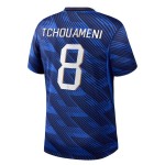 Günstige Fußballtrikots Frankreich Tchouameni 8 Heimtrikot FIFA WM 2026 Kurzarm