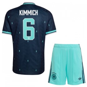 Günstige Fußballtrikots Deutschland Kimmich 6 Kinder Auswärtstrikot FIFA WM 2026 Kurzarm