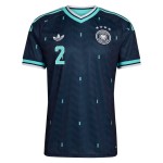 Günstige Fußballtrikots Deutschland Rudiger 2 Kinder Auswärtstrikot FIFA WM 2026 Kurzarm