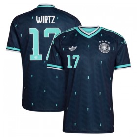 Günstige Fußballtrikots Deutschland Wirtz 17 Auswärtstrikot FIFA WM 2026 Kurzarm