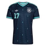 Günstige Fußballtrikots Deutschland Wirtz 17 Auswärtstrikot FIFA WM 2026 Kurzarm