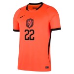 Günstige Fußballtrikots Niederlande Dumfries 22 Heimtrikot FIFA WM 2026 Kurzarm