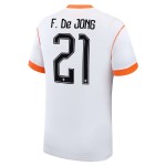 Günstige Fußballtrikots Niederlande Frenkie de Jong 21 Auswärtstrikot FIFA WM 2026 Kurzarm
