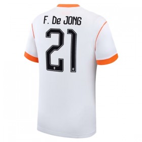 Günstige Fußballtrikots Niederlande Frenkie de Jong 21 Auswärtstrikot FIFA WM 2026 Kurzarm