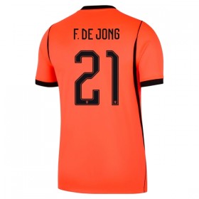 Günstige Fußballtrikots Niederlande Frenkie de Jong 21 Heimtrikot FIFA WM 2026 Kurzarm