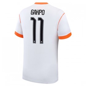 Günstige Fußballtrikots Niederlande Gakpo 11 Auswärtstrikot FIFA WM 2026 Kurzarm