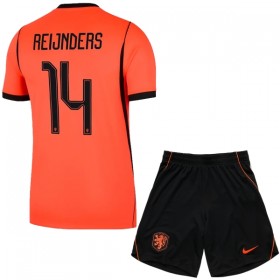 Günstige Fußballtrikots Niederlande Reijnders 14 Kinder Heimtrikot FIFA WM 2026 Kurzarm