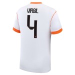Günstige Fußballtrikots Niederlande Virgil 4 Auswärtstrikot FIFA WM 2026 Kurzarm
