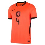 Günstige Fußballtrikots Niederlande Virgil 4 Heimtrikot FIFA WM 2026 Kurzarm
