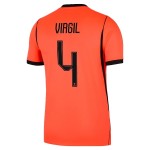 Günstige Fußballtrikots Niederlande Virgil 4 Kinder Heimtrikot FIFA WM 2026 Kurzarm