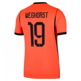 Günstige Fußballtrikots Niederlande Weghorst 19 Heimtrikot FIFA WM 2026 Kurzarm