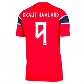 Günstige Fußballtrikots Norwegen Haaland 9 Heimtrikot FIFA WM 2026 Kurzarm