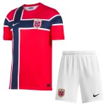 Günstige Fußballtrikots Norwegen Kinder Heimtrikot FIFA WM 2026 Kurzarm