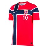 Günstige Fußballtrikots Norwegen Odegaard 10 Kinder Heimtrikot FIFA WM 2026 Kurzarm