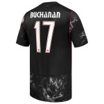 Günstige Fußballtrikots Kanada Buchanan 17 Auswärtstrikot FIFA WM 2026 Kurzarm