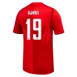 Günstige Fußballtrikots Kanada Davies 19 Heimtrikot FIFA WM 2026 Kurzarm