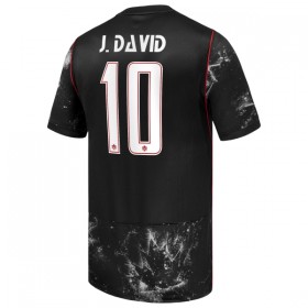 Günstige Fußballtrikots Kanada J. David 10 Auswärtstrikot FIFA WM 2026 Kurzarm