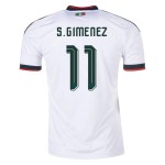 Günstige Fußballtrikots Mexiko S.Gimenez 11 Auswärtstrikot FIFA WM 2026 Kurzarm