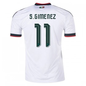 Günstige Fußballtrikots Mexiko S.Gimenez 11 Auswärtstrikot FIFA WM 2026 Kurzarm