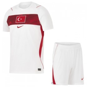 Günstige Fußballtrikots Türkei Kinder Auswärtstrikot FIFA WM 2026 Kurzarm