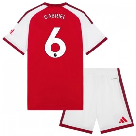 Günstige Fußballtrikots Arsenal Gabriel 6 Kinder Heimtrikot 2026-27 Kurzarm