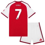 Günstige Fußballtrikots Arsenal Saka 7 Kinder Heimtrikot 2026-27 Kurzarm