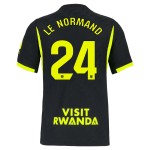 Günstige Fußballtrikots Atlético Madrid Le Normand 24 Kinder Auswärtstrikot 2026-27 Kurzarm