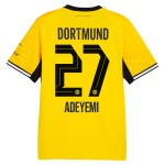 Günstige Fußballtrikots Borussia Dortmund Adeyemi 27 Heimtrikot 2026-27 Kurzarm