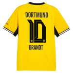 Günstige Fußballtrikots Borussia Dortmund Brandt 10 Heimtrikot 2026-27 Kurzarm