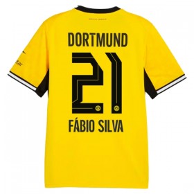Günstige Fußballtrikots Borussia Dortmund Fabio Silva 21 Heimtrikot 2026-27 Kurzarm