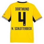 Günstige Fußballtrikots Borussia Dortmund N. Schlotterbeck 4 Heimtrikot 2026-27 Kurzarm